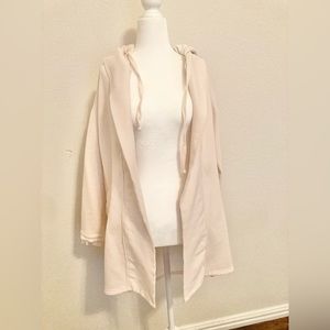 Fabletics Cream Athleisure Cardigan